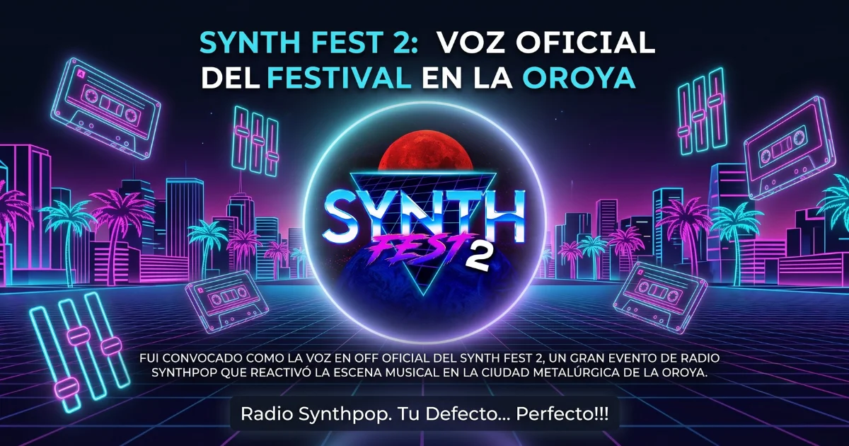 Synth Fest 2: Voz oficial del festival en La Oroya