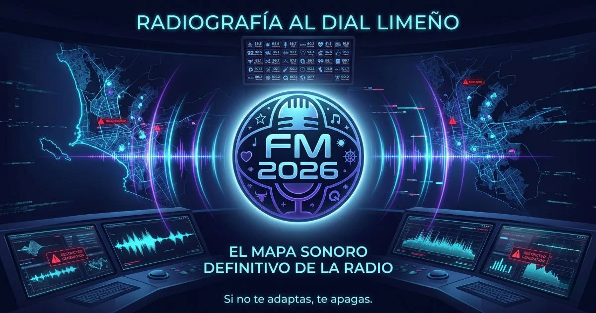 Radiografía al Dial: El nuevo mapa sonoro de la FM limeña 2026