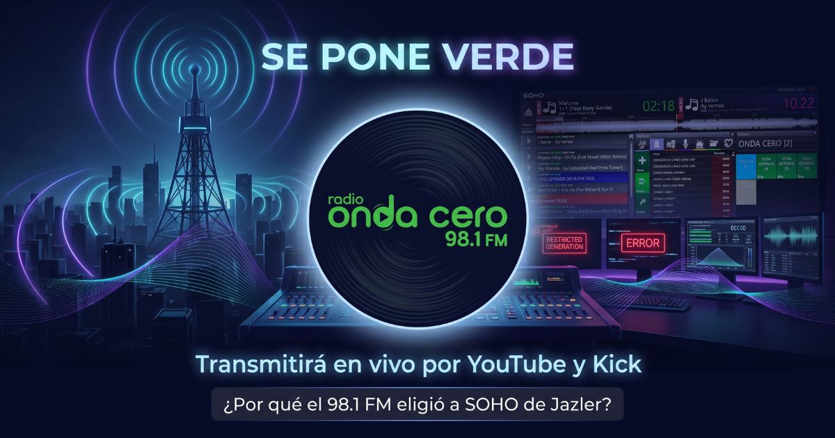 Exclusiva: Onda Cero Se Pone Verde y Lanza Jazler Soho en FM